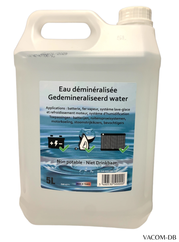 Eau déminéralisée