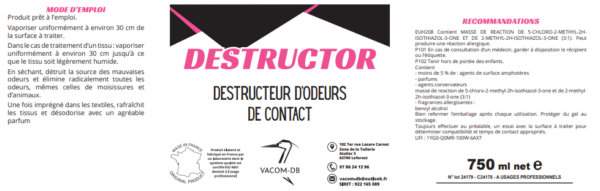 DESTRUCTOR NATURE 750 ML