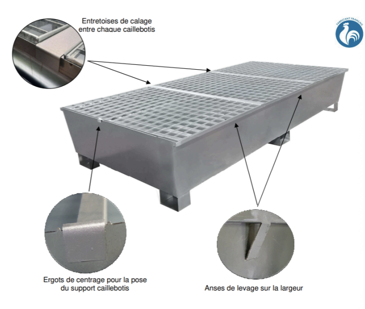 BAC GALVA 2 X 1000 L